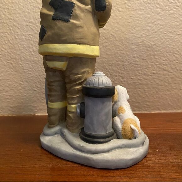 Emmett Kelly Jr Collection Flambro Fire Fighter Fireman Clown with Dog Figurine - Picture 8 of 16